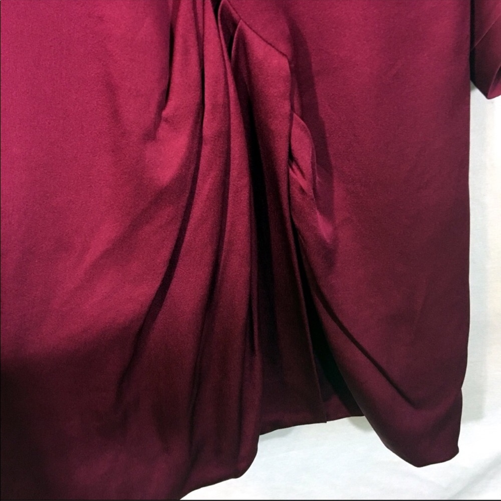 BCBGMaxAzria Runway Raspberry Silk Mini - Picture 7 of 10